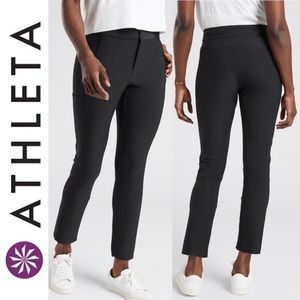 Athleta Black Stellar Pants Trousers Size 8
